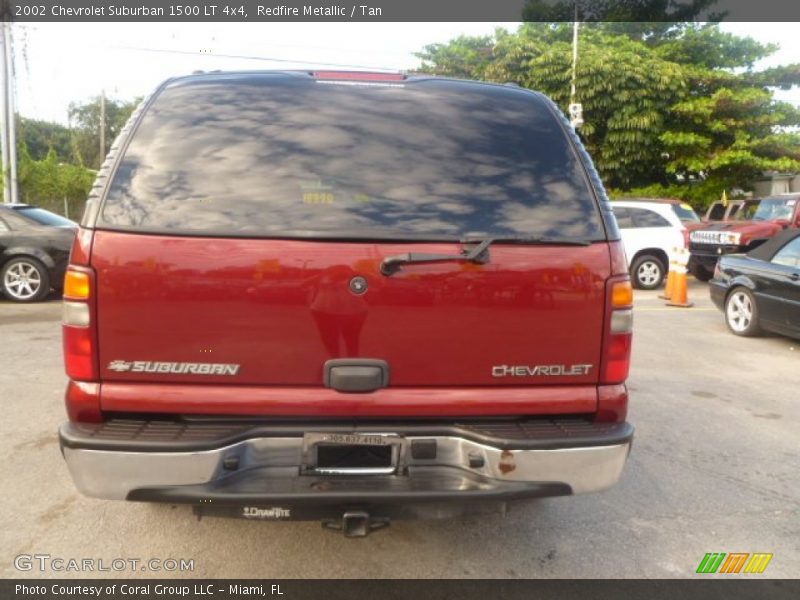 Redfire Metallic / Tan 2002 Chevrolet Suburban 1500 LT 4x4