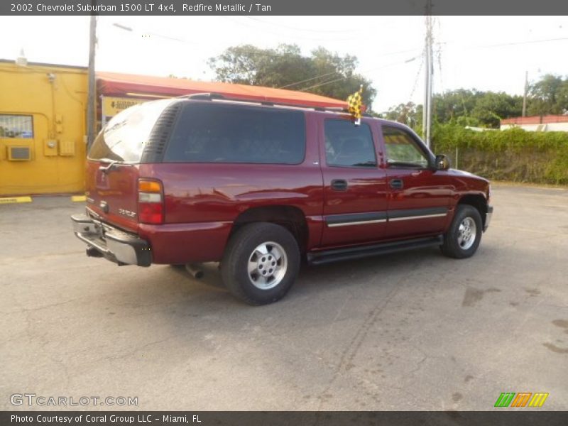 Redfire Metallic / Tan 2002 Chevrolet Suburban 1500 LT 4x4