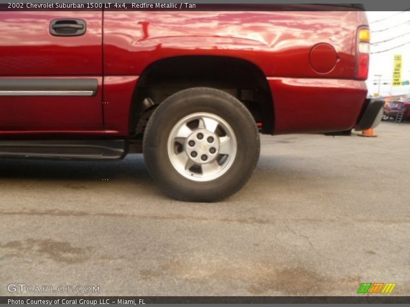 Redfire Metallic / Tan 2002 Chevrolet Suburban 1500 LT 4x4