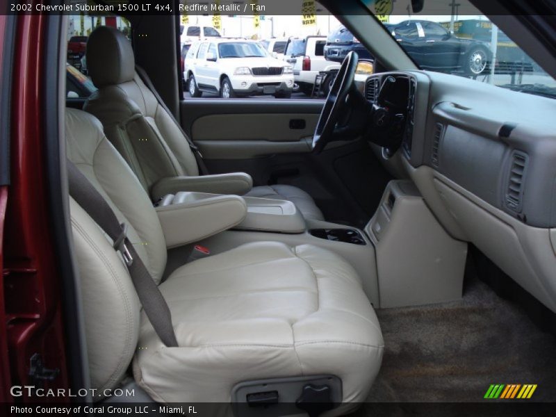 Redfire Metallic / Tan 2002 Chevrolet Suburban 1500 LT 4x4