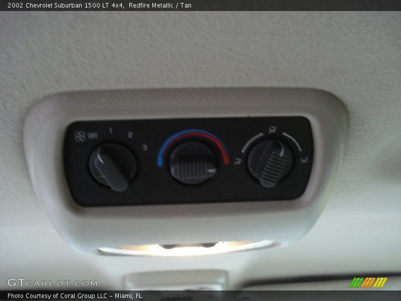 Redfire Metallic / Tan 2002 Chevrolet Suburban 1500 LT 4x4