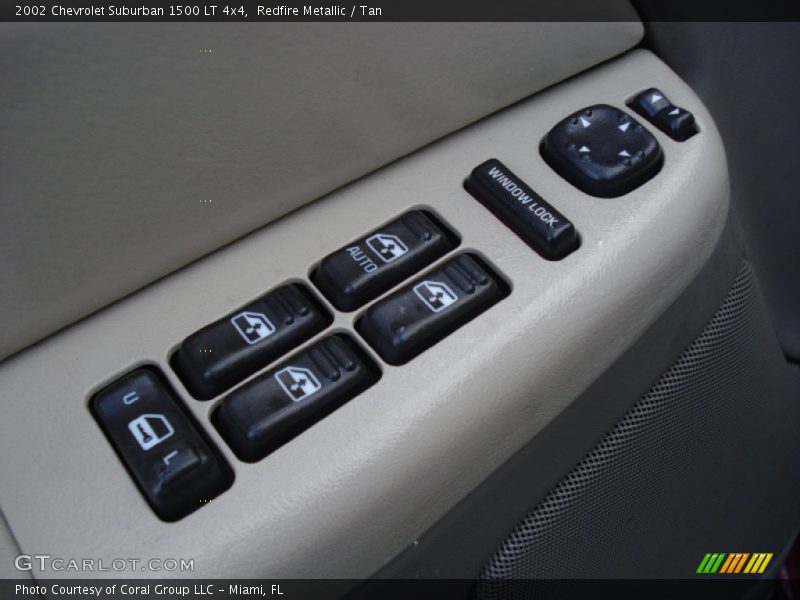 Redfire Metallic / Tan 2002 Chevrolet Suburban 1500 LT 4x4