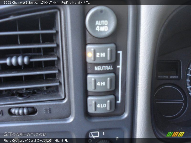 Redfire Metallic / Tan 2002 Chevrolet Suburban 1500 LT 4x4
