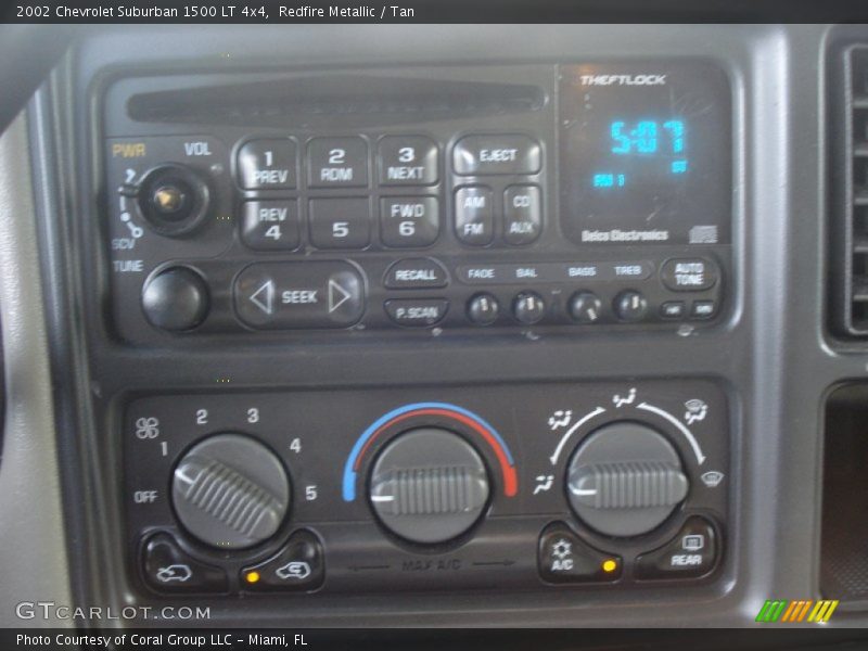 Redfire Metallic / Tan 2002 Chevrolet Suburban 1500 LT 4x4