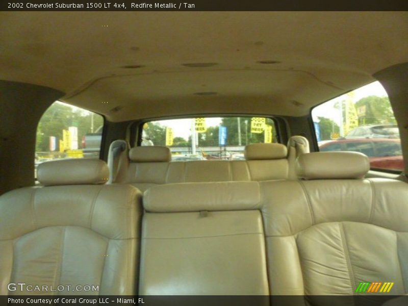 Redfire Metallic / Tan 2002 Chevrolet Suburban 1500 LT 4x4