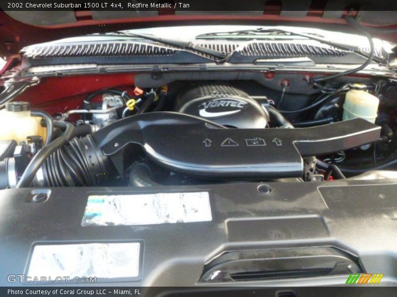Redfire Metallic / Tan 2002 Chevrolet Suburban 1500 LT 4x4