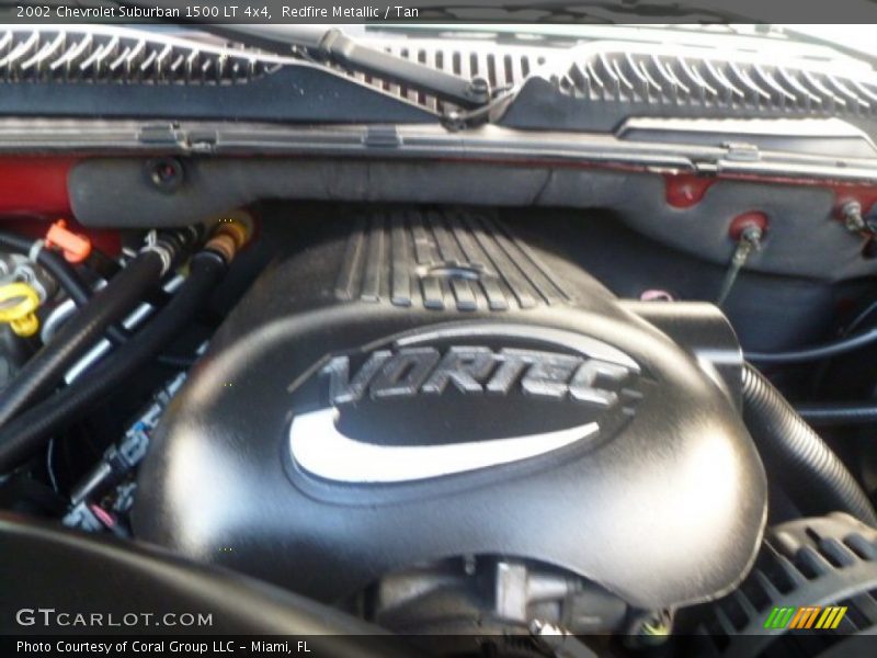 Redfire Metallic / Tan 2002 Chevrolet Suburban 1500 LT 4x4