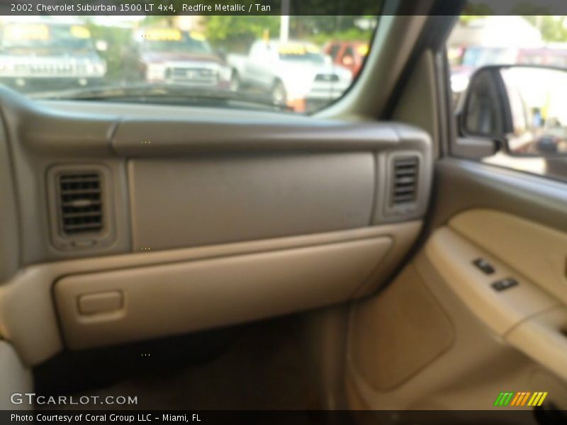 Redfire Metallic / Tan 2002 Chevrolet Suburban 1500 LT 4x4