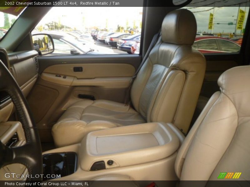 Redfire Metallic / Tan 2002 Chevrolet Suburban 1500 LT 4x4
