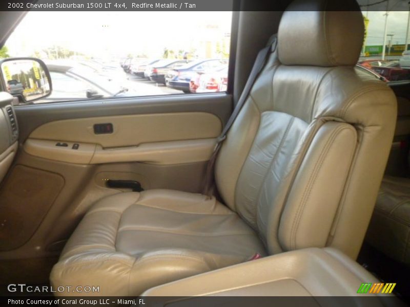 Redfire Metallic / Tan 2002 Chevrolet Suburban 1500 LT 4x4