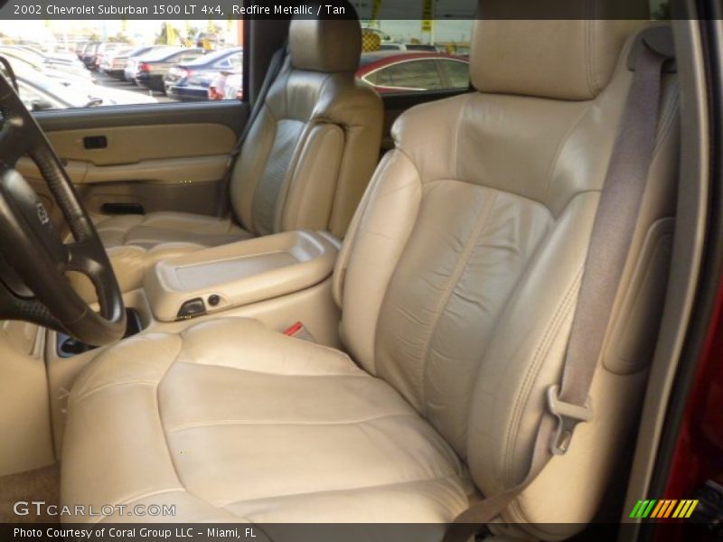 Redfire Metallic / Tan 2002 Chevrolet Suburban 1500 LT 4x4