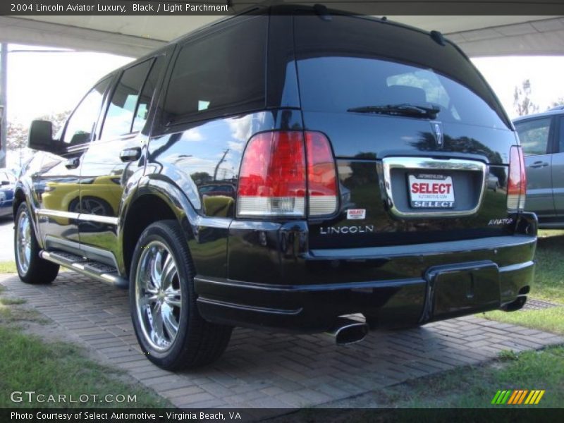 Black / Light Parchment 2004 Lincoln Aviator Luxury