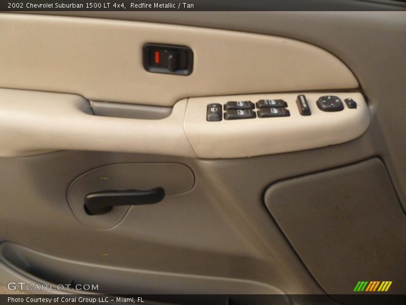 Redfire Metallic / Tan 2002 Chevrolet Suburban 1500 LT 4x4