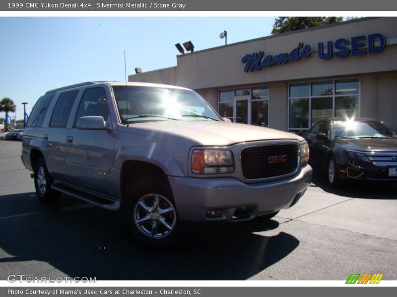 Silvermist Metallic / Stone Gray 1999 GMC Yukon Denali 4x4