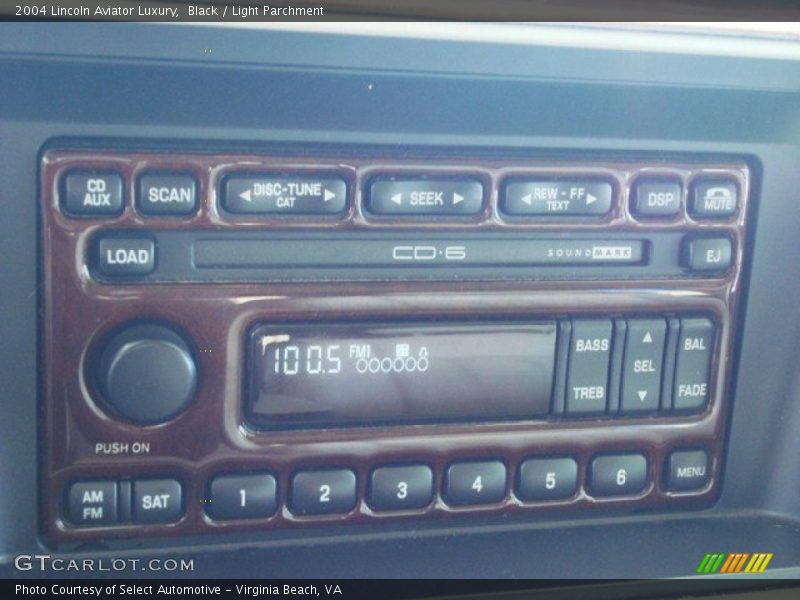 Audio System of 2004 Aviator Luxury