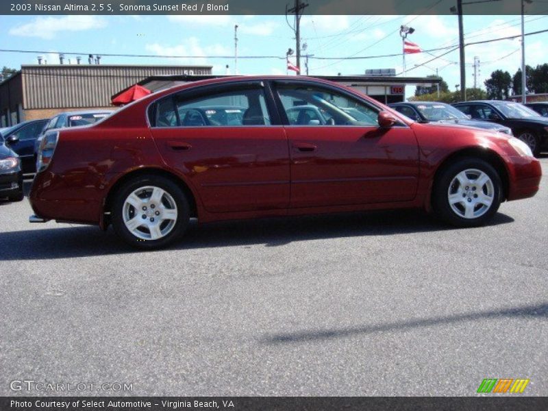 Sonoma Sunset Red / Blond 2003 Nissan Altima 2.5 S