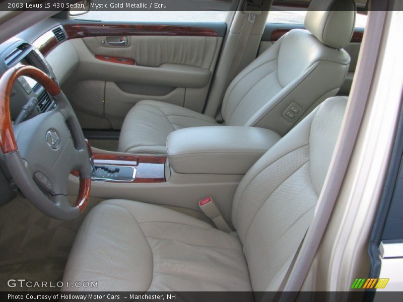 Mystic Gold Metallic / Ecru 2003 Lexus LS 430 Sedan