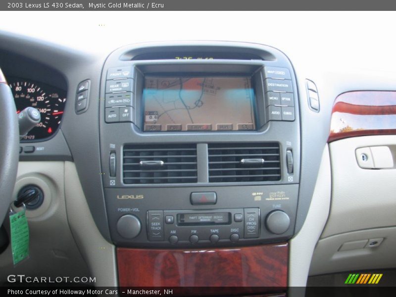 Mystic Gold Metallic / Ecru 2003 Lexus LS 430 Sedan