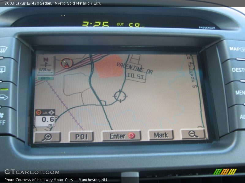 Mystic Gold Metallic / Ecru 2003 Lexus LS 430 Sedan