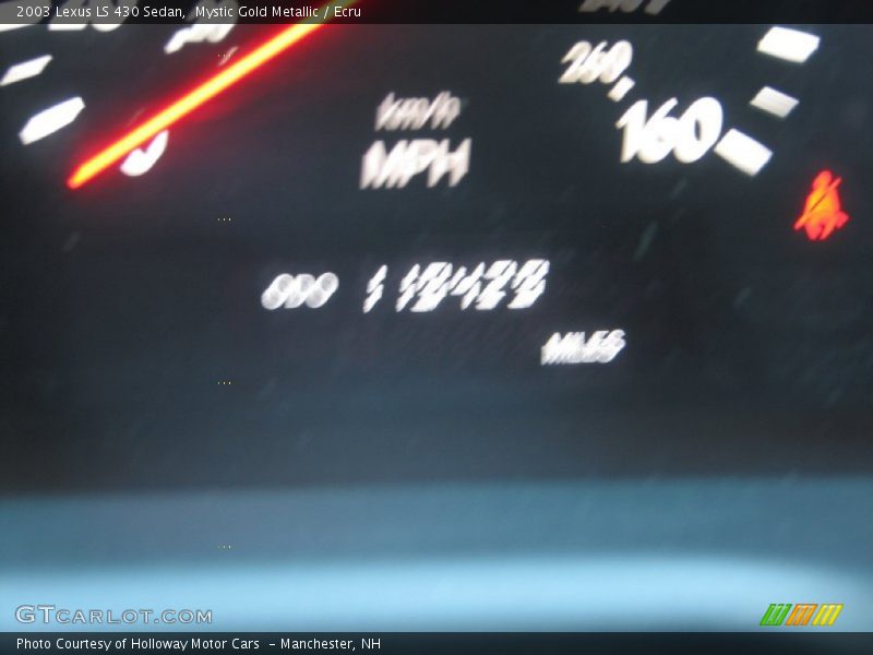 Mystic Gold Metallic / Ecru 2003 Lexus LS 430 Sedan