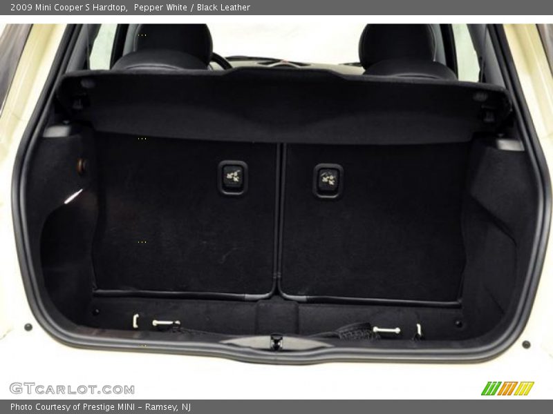 Pepper White / Black Leather 2009 Mini Cooper S Hardtop