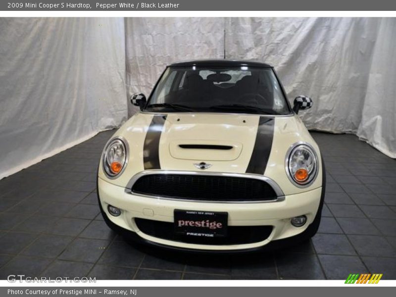 Pepper White / Black Leather 2009 Mini Cooper S Hardtop