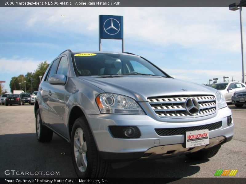 Alpine Rain Metallic / Ash 2006 Mercedes-Benz ML 500 4Matic