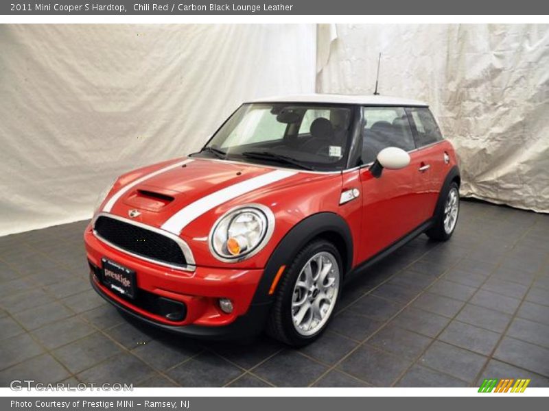 Chili Red / Carbon Black Lounge Leather 2011 Mini Cooper S Hardtop