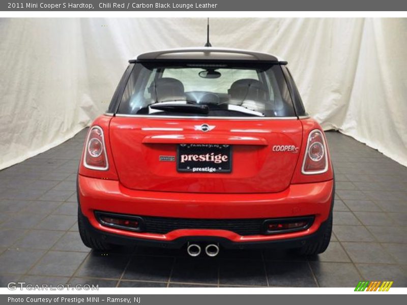 Chili Red / Carbon Black Lounge Leather 2011 Mini Cooper S Hardtop