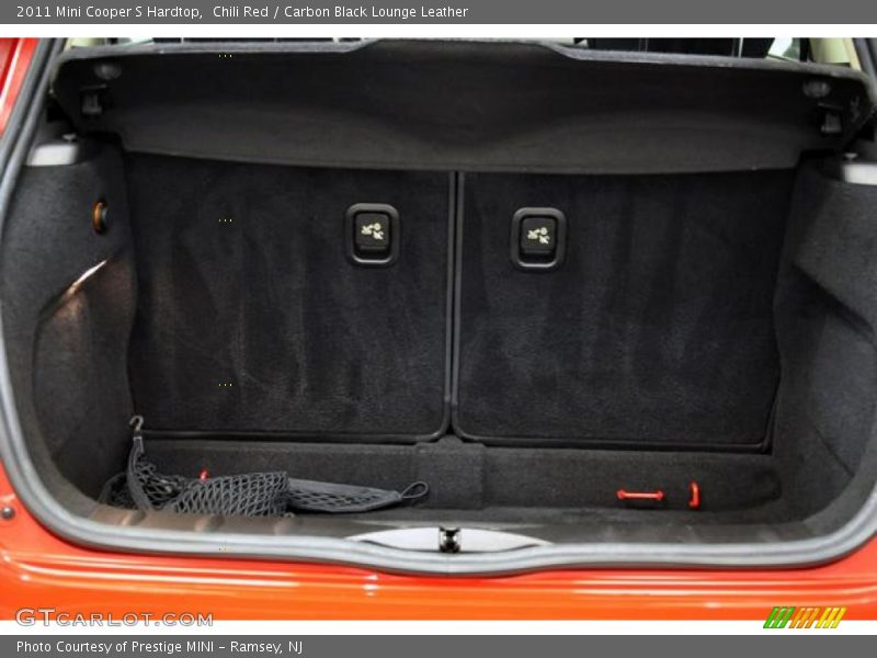 Chili Red / Carbon Black Lounge Leather 2011 Mini Cooper S Hardtop
