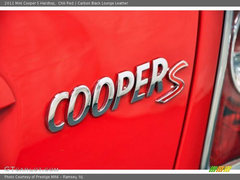 Chili Red / Carbon Black Lounge Leather 2011 Mini Cooper S Hardtop