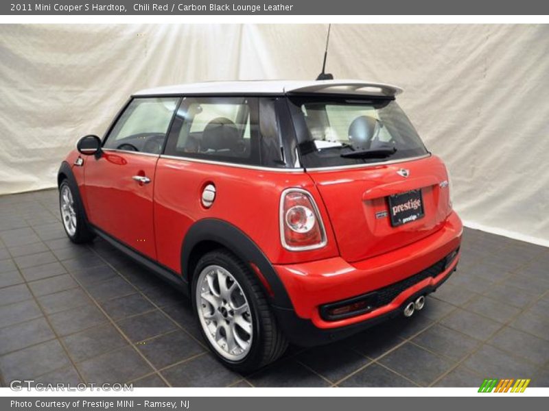 Chili Red / Carbon Black Lounge Leather 2011 Mini Cooper S Hardtop