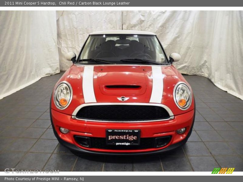 Chili Red / Carbon Black Lounge Leather 2011 Mini Cooper S Hardtop