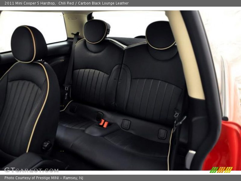 Chili Red / Carbon Black Lounge Leather 2011 Mini Cooper S Hardtop