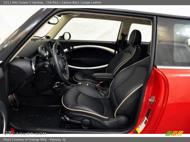 Chili Red / Carbon Black Lounge Leather 2011 Mini Cooper S Hardtop