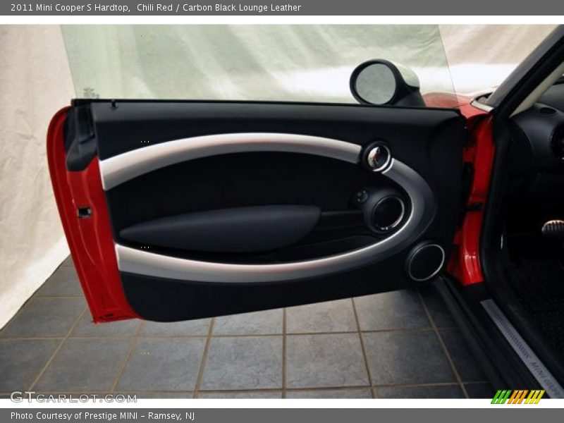 Chili Red / Carbon Black Lounge Leather 2011 Mini Cooper S Hardtop