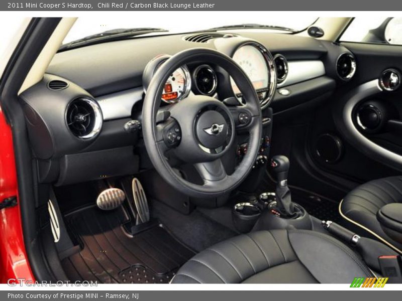 Chili Red / Carbon Black Lounge Leather 2011 Mini Cooper S Hardtop