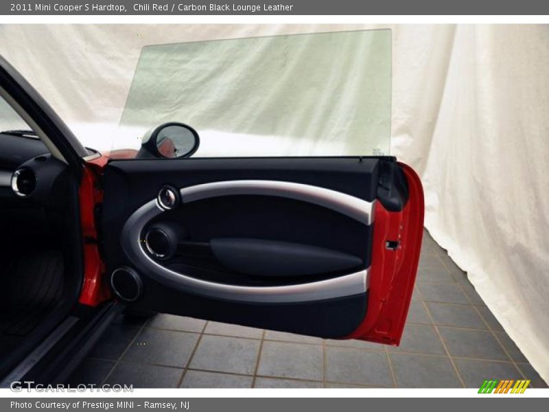 Chili Red / Carbon Black Lounge Leather 2011 Mini Cooper S Hardtop