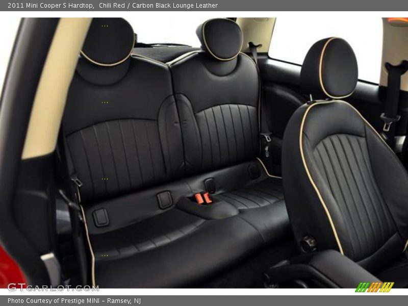 Chili Red / Carbon Black Lounge Leather 2011 Mini Cooper S Hardtop
