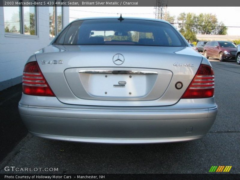 Brilliant Silver Metallic / Charcoal 2003 Mercedes-Benz S 430 4Matic Sedan