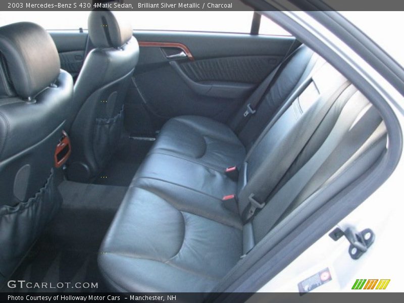 Brilliant Silver Metallic / Charcoal 2003 Mercedes-Benz S 430 4Matic Sedan