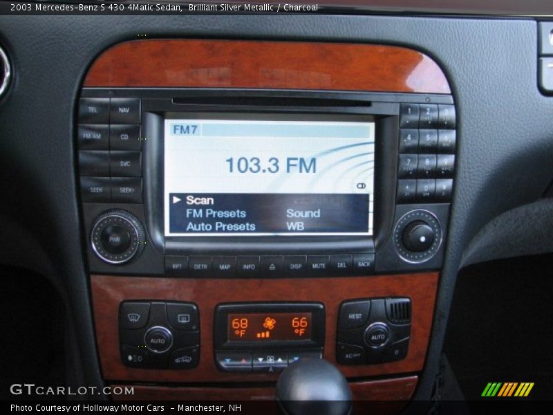 Audio System of 2003 S 430 4Matic Sedan