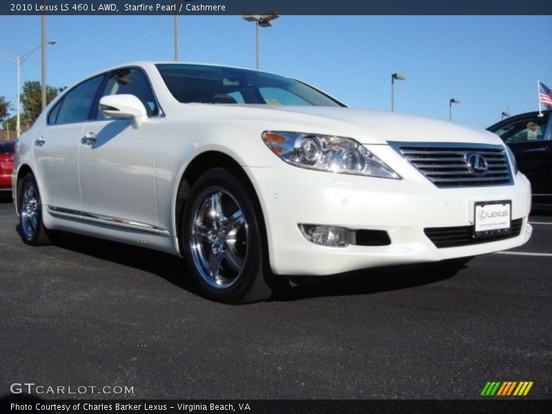 Starfire Pearl / Cashmere 2010 Lexus LS 460 L AWD