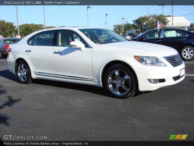 Starfire Pearl / Cashmere 2010 Lexus LS 460 L AWD