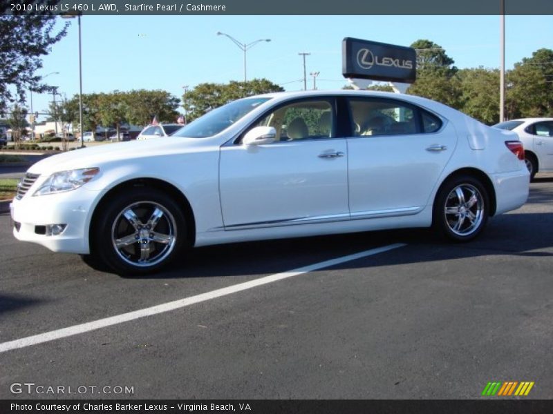 Starfire Pearl / Cashmere 2010 Lexus LS 460 L AWD