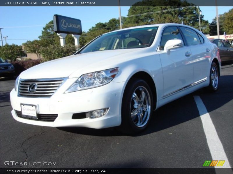 Starfire Pearl / Cashmere 2010 Lexus LS 460 L AWD
