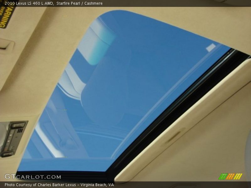 Sunroof of 2010 LS 460 L AWD