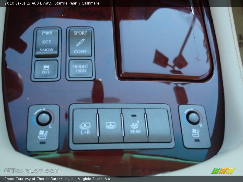 Controls of 2010 LS 460 L AWD