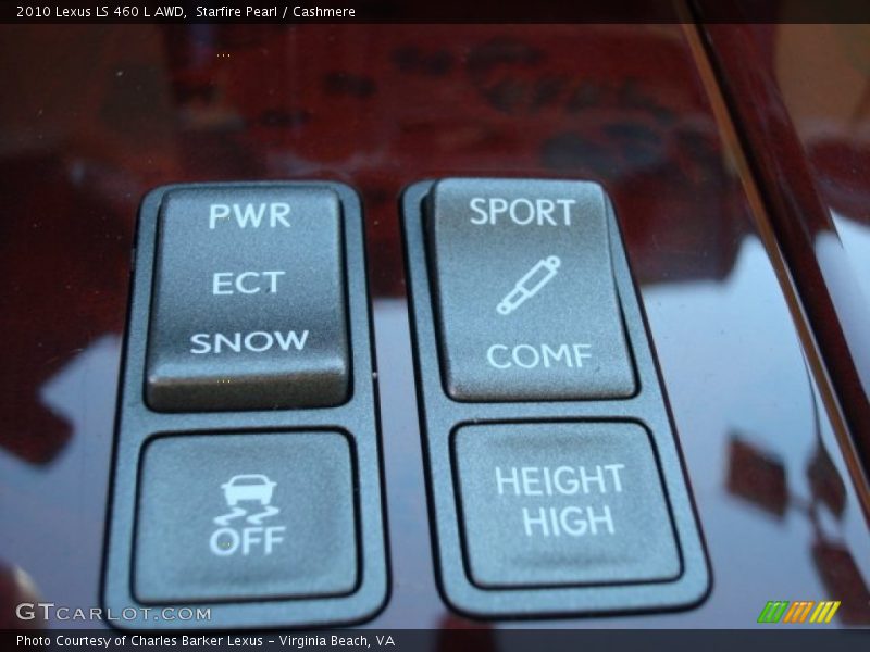 Controls of 2010 LS 460 L AWD