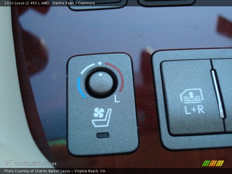 Controls of 2010 LS 460 L AWD